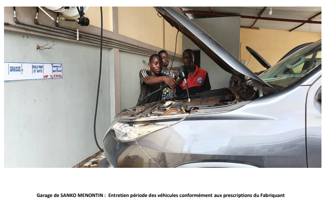 Garage et parc automobile Sanko